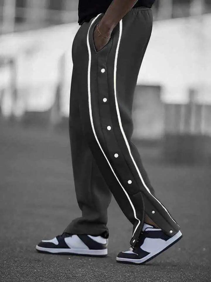 Button stripe Aestehtic Trouser