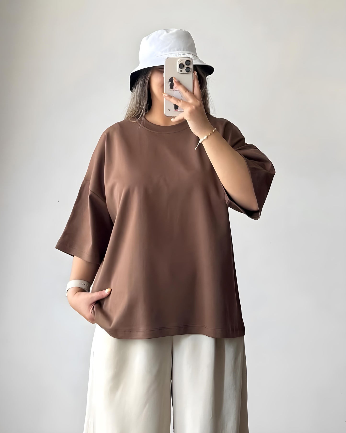 Plain Dropped Shoulders T-shirts