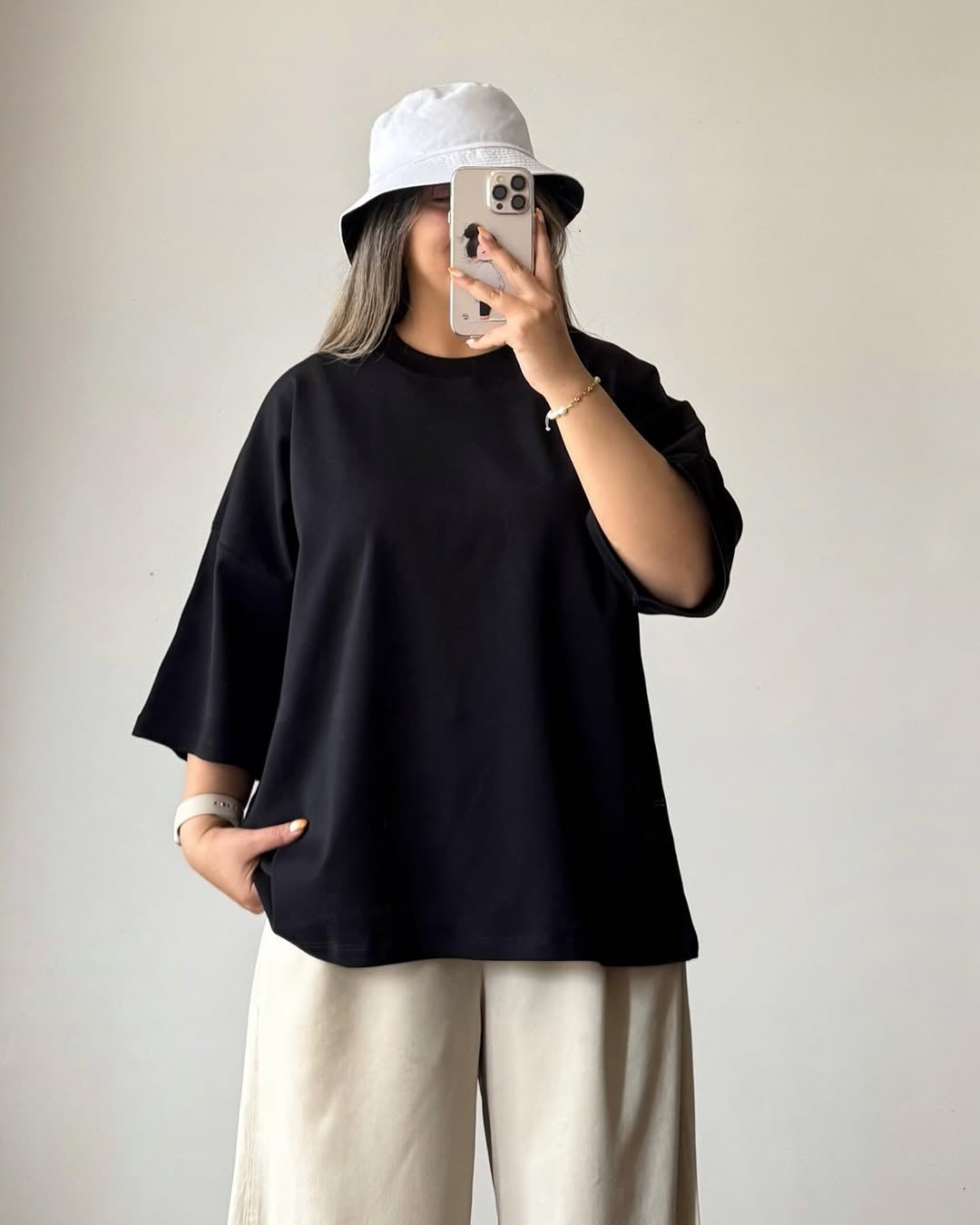 Plain Dropped Shoulders T-shirts