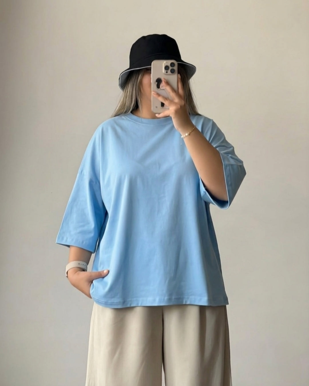Plain Dropped Shoulders T-shirts
