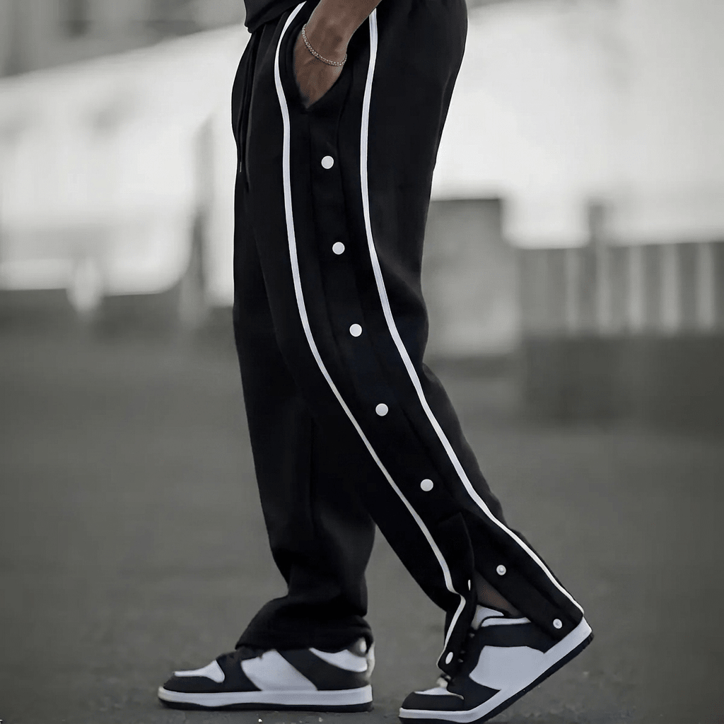 Button stripe Aestehtic Trouser