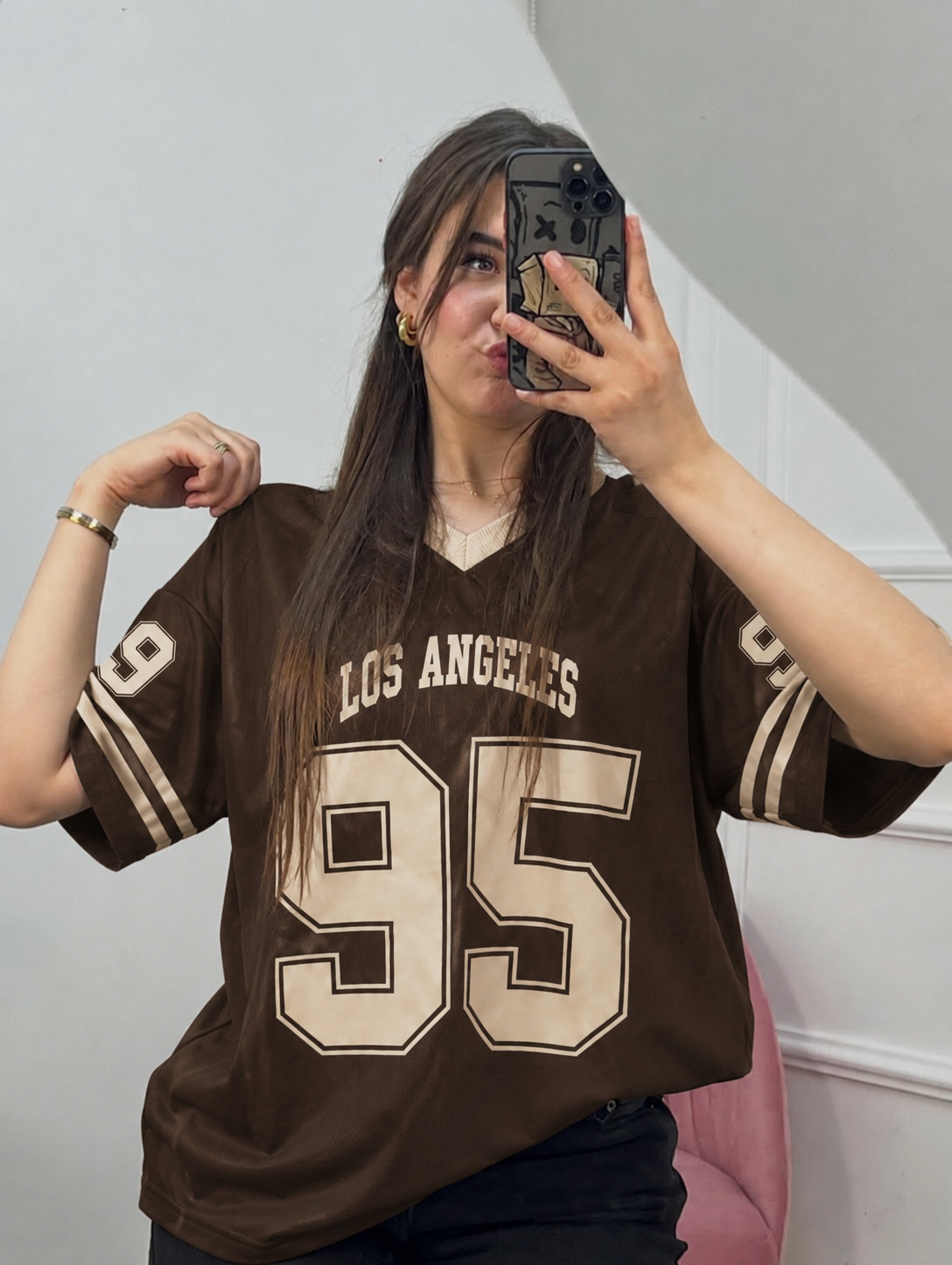 Los Angeles Brown Varsity T-Shirt