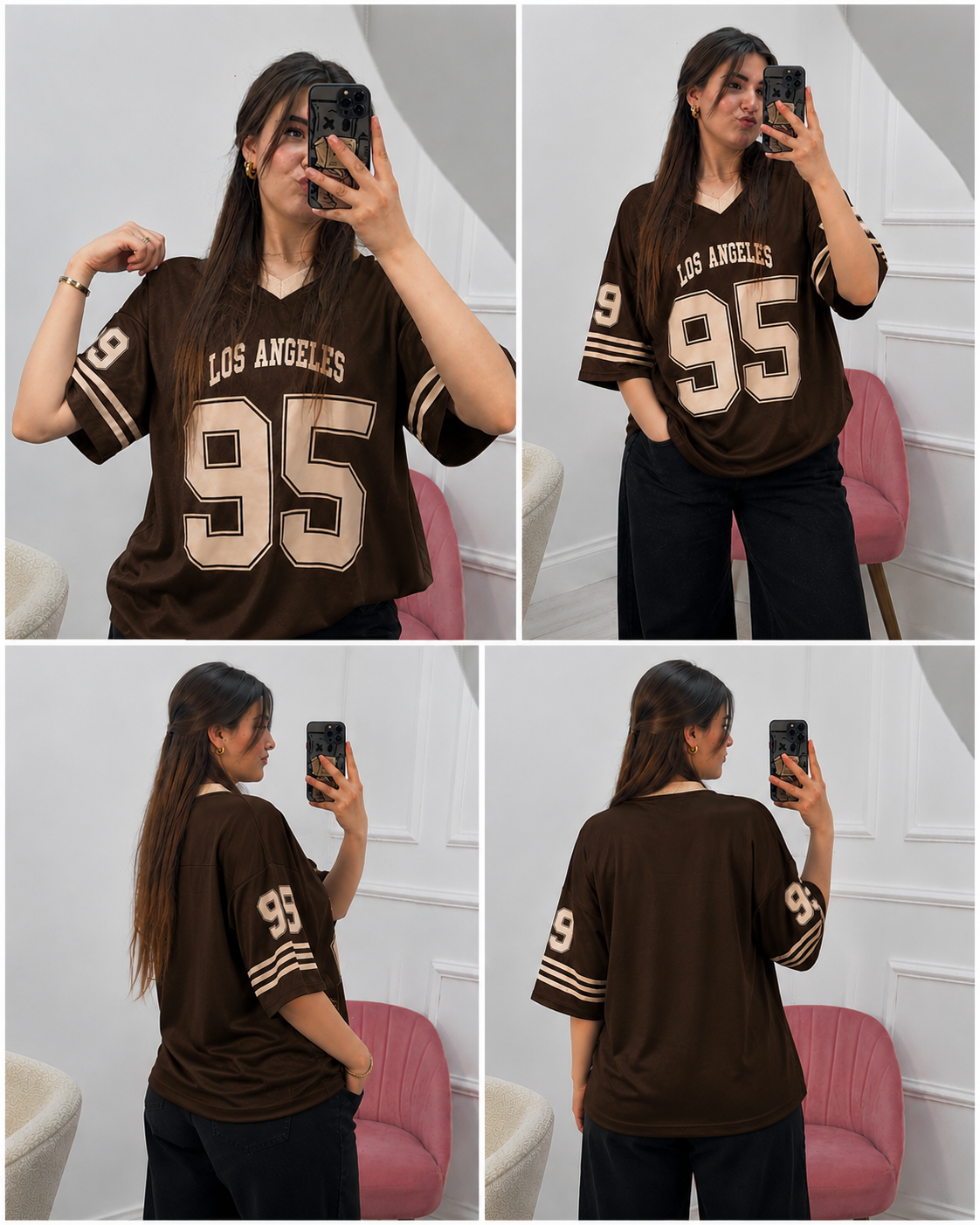 Los Angeles Brown Varsity T-Shirt