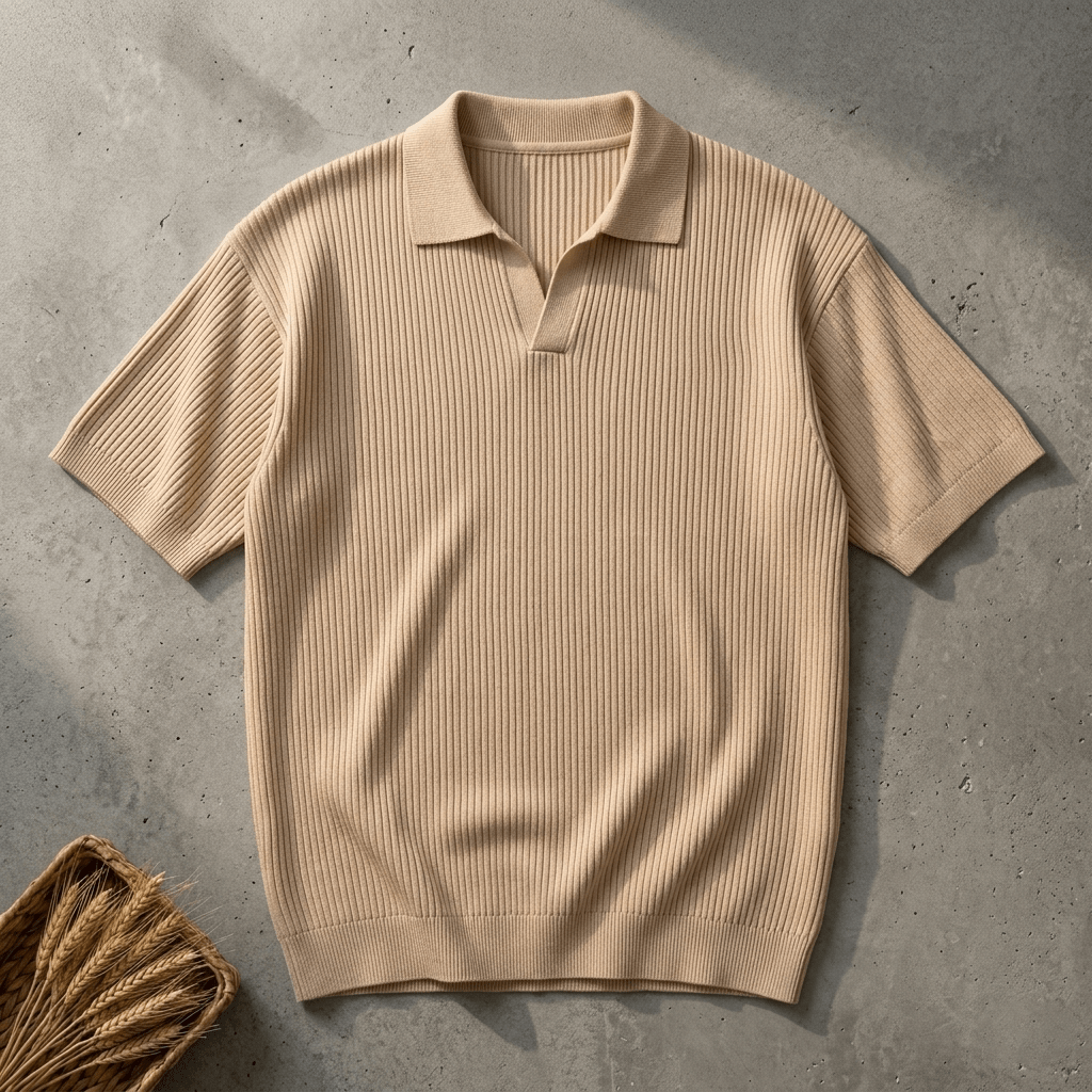 Oversize Honeycomb Polo