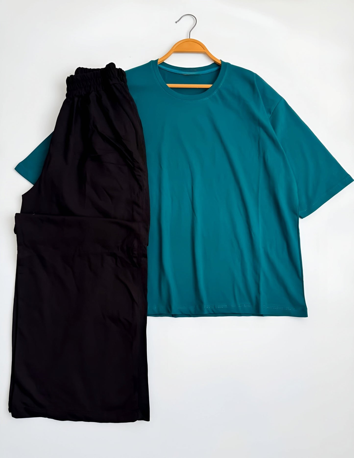 Oversized Comfort Mode | Petroleum & Black