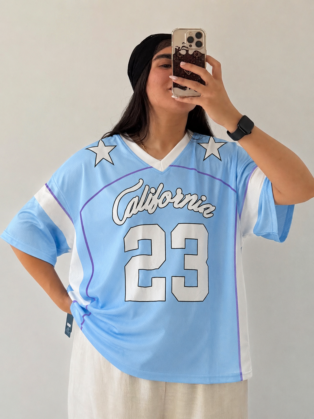 Sky blue California Jersey's