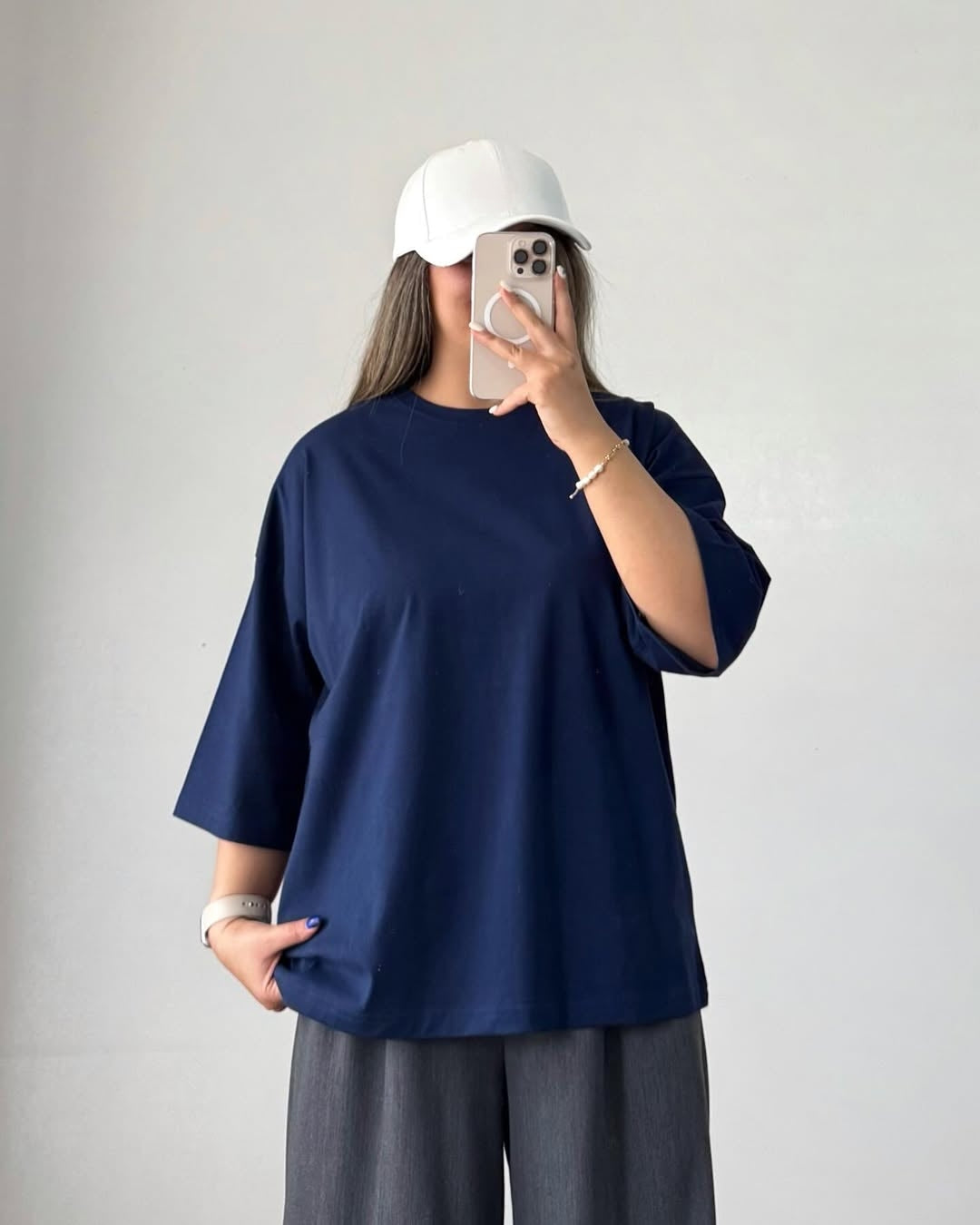 Plain Dropped Shoulders T-shirts
